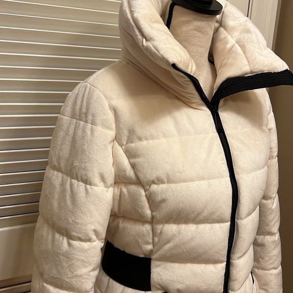 Laundry by Shelli Segal Quilted Fleece Jacket in Cream, Size Medium, NWT - Picture 8 of 17
